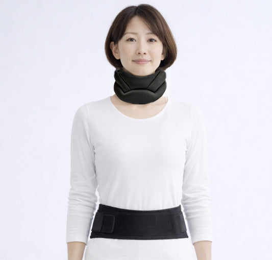 plantobiz-首と腰のサポーターセット