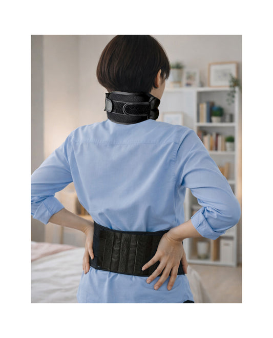 plantobiz-首と腰のサポーターセット