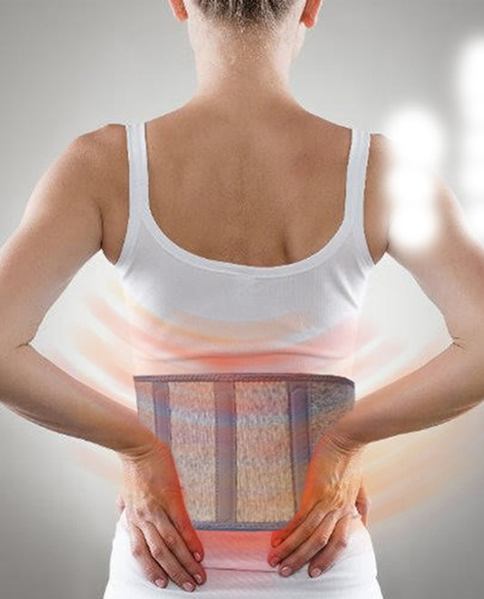 plantobiz-腰痛 温かいサポーター ポケット付き Mサイズ