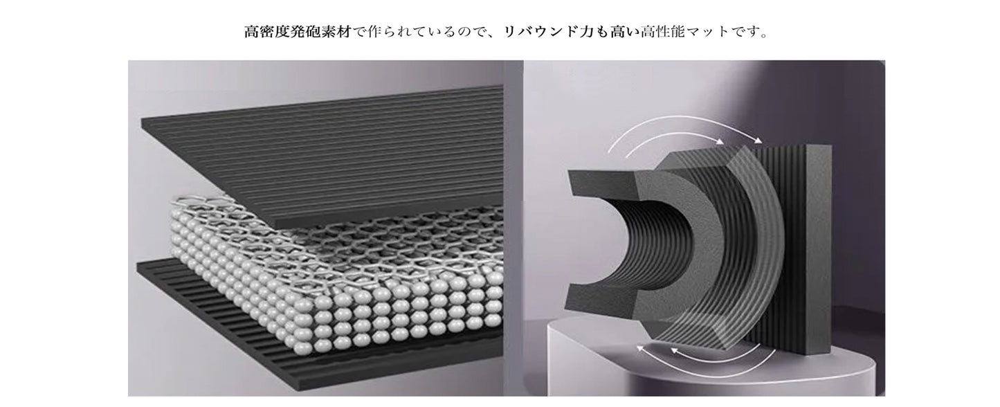 plantobiz バランスマット 体幹トレーニング 厚さ2cm 黒