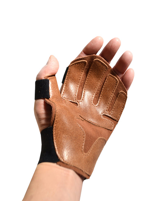 plantobiz-滑り止め牛革フィットネスグローブ